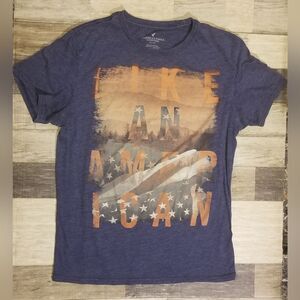 American eagle mens medium american flag teeshirt